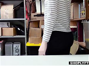 redhead teenage arrested and fucked in the office