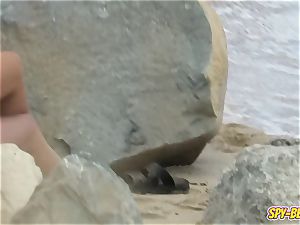 fledgling Beach sexy thong bikini nubile - voyeur video
