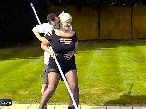 AgedLovE Lacey Starr drilling Poolboy gonzo