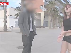 successful fellow gets picked up on the street to nail sex industry star
