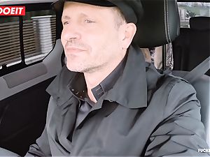 LETSDOEIT - nasty Czech tempts and humps Uber Driver