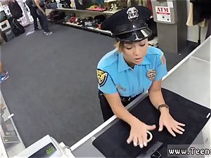 ginormous weenie in milky bootie buttfuck and thick cock little xxx pulverizing Ms Police Officer
